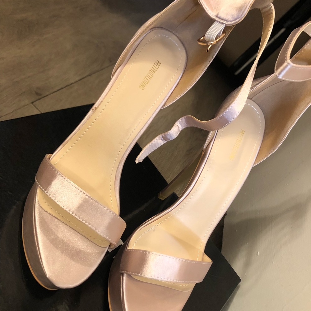 Nude Pinkish Platform Sandals